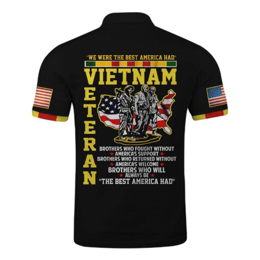 Custom In Memory Of 58,479 Brothers & Sisters Who Never Returned Polo Shirt For Vietnam Veterans, Perfect Gift For Father's Day - artsywoodsy
