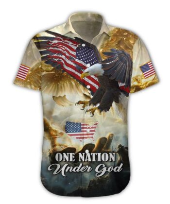 One Nation Under God Shirt, Christian Shirt - artsywoodsy