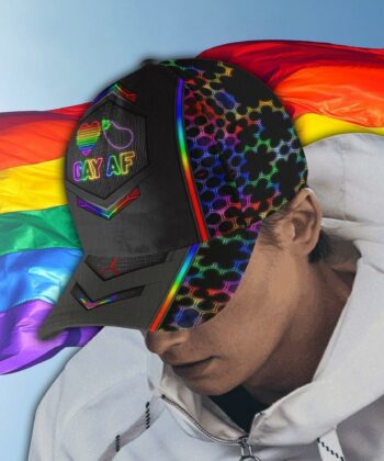 Love Eggplant Gay AF Funny Cap  For LGBT Community, Queer Gift, Equality, Gay, Pride, Gay Pride Humor, LGBTQ, LGBT History Month - artsywoodsy