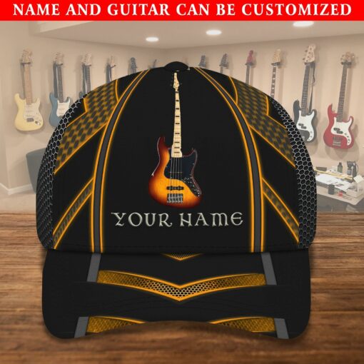 Custom Guitar Cap For Guitarists, Guitar Lovers - artsywoodsy