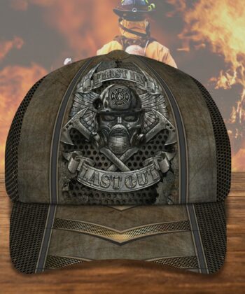 Firefighter First In Last Out Cap For Firefighters - artsywoodsy