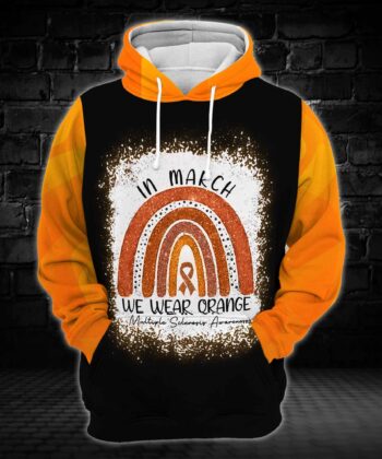 Multiple Sclerosis 3D Hoodie For Multiple Sclerosis Fighters - artsywoodsy