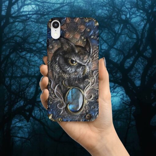 3D Owl phone case - artsywoodsy