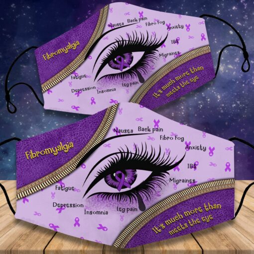Fibromyalgia Face Mask For Fibromyalgia Awareness Month, Happy Mother's Day - artsywoodsy