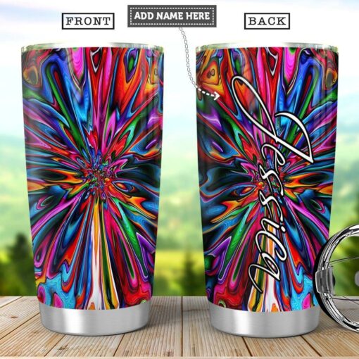 Personalized Hippie PYZ1512006 Stainless Steel Tumbler