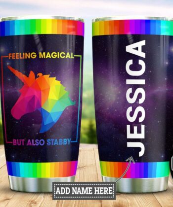 Personalized LGBT Unicorn HLZ2411019 Stainless Steel Tumbler