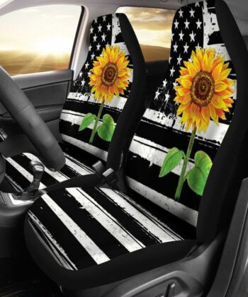 American Sunflower Limited Edition Car Seat Cover (Set of 2) - artsywoodsy