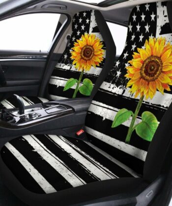 American Sunflower Limited Edition Car Seat Cover (Set of 2) - artsywoodsy