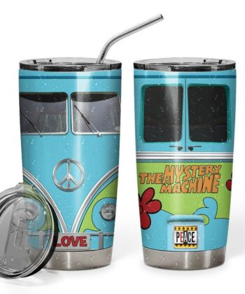 Gearhumans 3D The Mystery Machine Hippie Van Custom Design Vacuum Insulated Tumbler