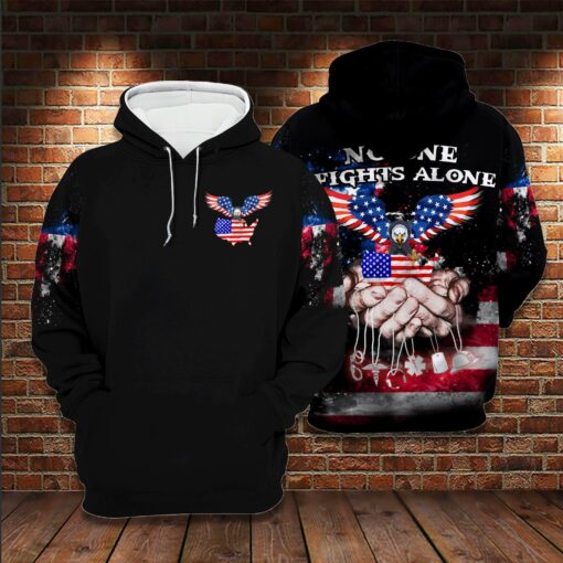 American Eagle No One Fights Alone 3D All Over For Independence Day / VMHPQH020621