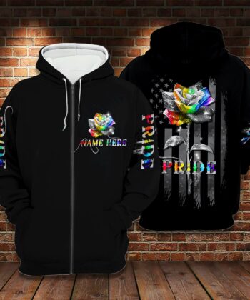 Custom LGBT Pride Flag Color Full 3D All Over / DVHDVH260421
