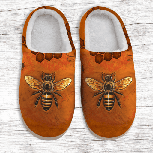 Beekeeping Slippers, Beekeeping, Beekeeper (Bee Merry) - artsywoodsy