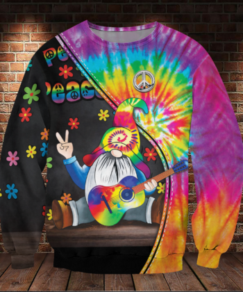 Gnome Hippie Tie Dye Peace 3D All Over / VMHLMH140121