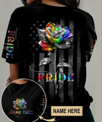 Custom LGBT Pride Flag Color Full 3D All Over / DVHDVH260421