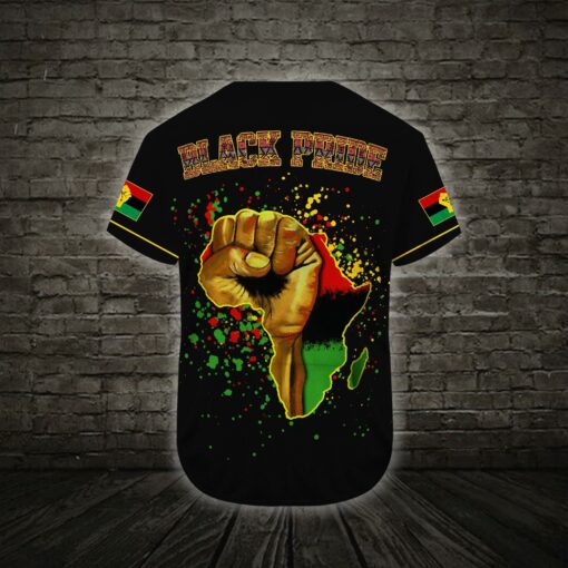 Black Power Baseball shirt, African American, African Pride - artsywoodsy