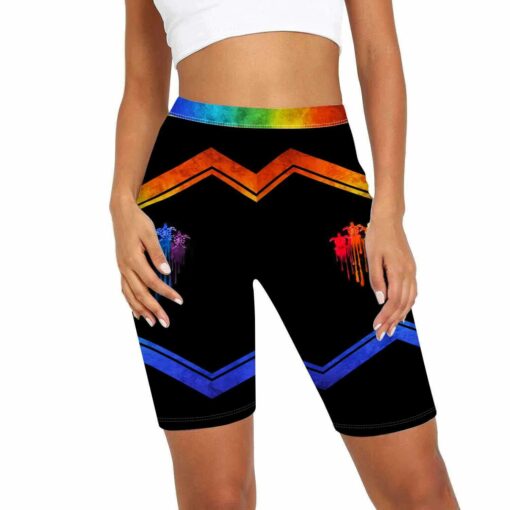 Turtle Rainbow Heart Criss-cross Tank Top & Leggings For LGBT Pride Month - artsywoodsy