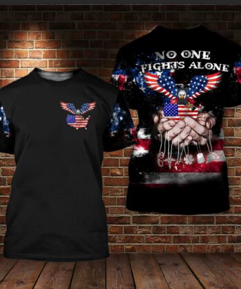 American Eagle No One Fights Alone 3D All Over For Independence Day / VMHPQH020621
