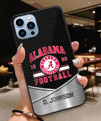 Alabama Crimson Tide Phonecase Personalized Your Name, Sport Phonecase Accessory, Sport Phonecase For Fan, Fan Gifts EHIVM-52263