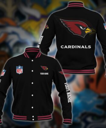Arizona Cardinals Baseball Jacket Custom Your Name, Sport Baseball Jacket, Sport Gifts ETRG-48203