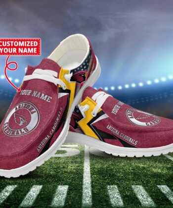 Arizona Cardinals H-D Shoes Custom Name New Arrivals T1610H52586