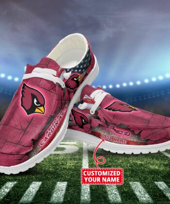 Arizona Cardinals H-D Shoes Custom Name New Arrivals T1610H52627