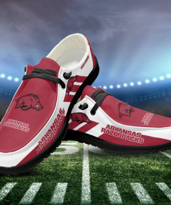 Arkansas Razorbacks H-D Shoes Custom Your Name, White H-Ds, Black H-Ds, Sport Shoes For Fan, Fan Gifts EHIVM-52585