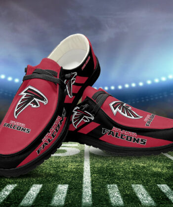 Atlanta Falcons H-D Shoes Custom Your Name, White H-Ds, Black H-Ds, Sport Shoes For Fan, Fan Gifts EHIVM-52501