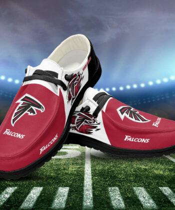 Atlanta Falcons H-D Shoes Custom Your Name, White H-Ds, Black H-Ds, Sport Shoes For Fan, Fan Gifts EHIVM-52515