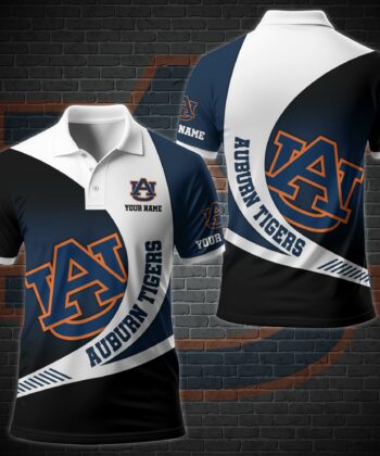 Auburn Tigers Team Polo Shirt Custom Your Name, Sport Polo, Summer Shirt, Summer Sport Gifts ETRG-51256