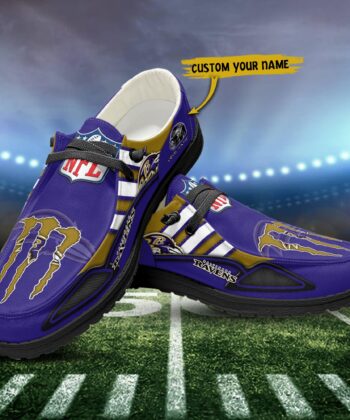 Baltimore Ravens H-D Shoes Custom Your Name, White H-Ds, Black H-Ds, Sport Shoes For Fan, Fan Gifts EHIVM-52530