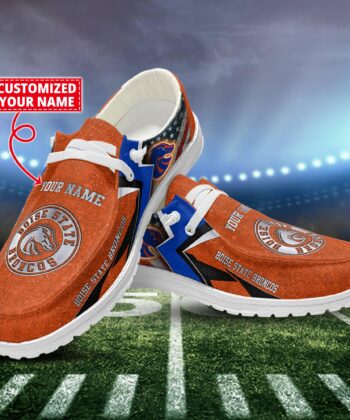 Boise State Broncos H-D Shoes Custom Name New Arrivals T1610H52586