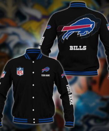 Buffalo Bills Baseball Jacket Custom Your Name, Sport Baseball Jacket, Sport Gifts ETRG-48203