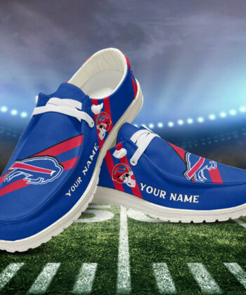 Buffalo Bills H-D Shoes Personalized Your Name, White H-D For Sport Lovers, Sport Gifts ETHY161023