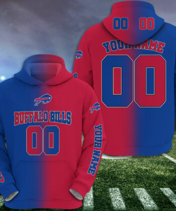 Buffalo Bills Hoodie Custom Your Name And Number, Football Team Hoodie, FootBall Fan Gifts EHIVM-52620