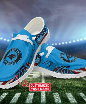 Carolina Panthers H-D Shoes Custom Name New Arrivals T1610H52648