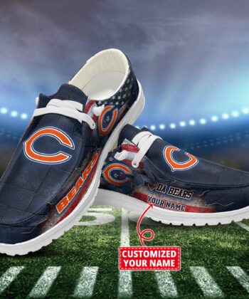 Chicago Bears H-D Shoes Custom Name New Arrivals T1610H52627