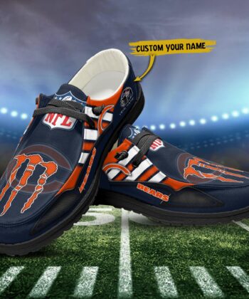 Chicago Bears H-D Shoes Custom Your Name, White H-Ds, Black H-Ds, Sport Shoes For Fan, Fan Gifts EHIVM-52530