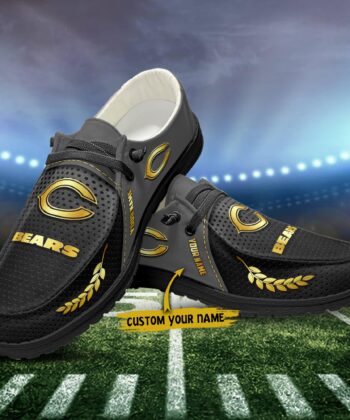 Chicago Bears H-D Shoes Custom Your Name, White H-Ds, Black H-Ds, Sport Shoes For Fan, Fan Gifts EHIVM-52589
