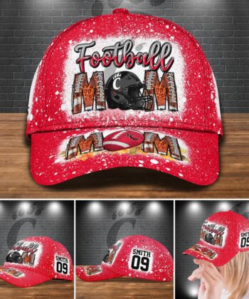 Cincinnati Bearcats Bleached Cap Custom Your Name And Number, Sport Cap For Fan ETRG-52028