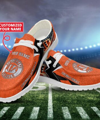 Cincinnati Bengals H-D Shoes Custom Name New Arrivals T1610H52586