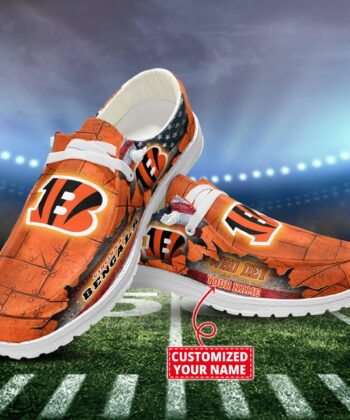 Cincinnati Bengals H-D Shoes Custom Name New Arrivals T1610H52627
