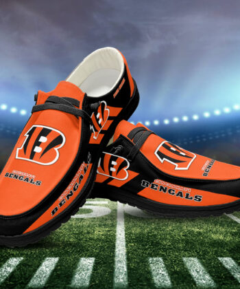 Cincinnati Bengals H-D Shoes Custom Your Name, White H-Ds, Black H-Ds, Sport Shoes For Fan, Fan Gifts EHIVM-52501