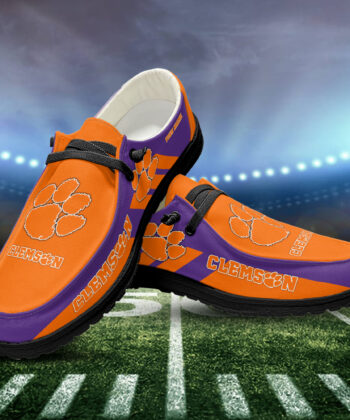 Clemson Tigers H-D Shoes Custom Your Name, White H-Ds, Black H-Ds, Sport Shoes For Fan, Fan Gifts EHIVM-52585