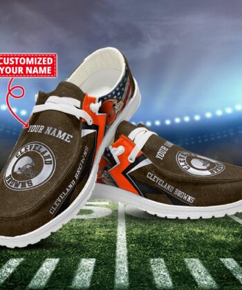 Cleveland Browns H-D Shoes Custom Name New Arrivals T1610H52586