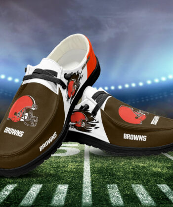 Cleveland Browns H-D Shoes Custom Your Name, White H-Ds, Black H-Ds, Sport Shoes For Fan, Fan Gifts EHIVM-52515