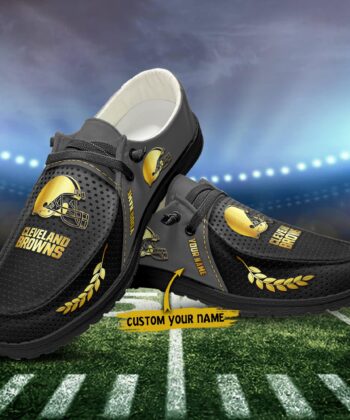 Cleveland Browns H-D Shoes Custom Your Name, White H-Ds, Black H-Ds, Sport Shoes For Fan, Fan Gifts EHIVM-52589