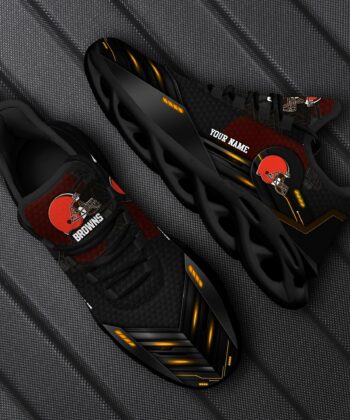 Cleveland Browns Max Soul Shoes, Gifts For Fan, Gifts For Dad, Custom Your Name, Custom Gifts ETRG-43331