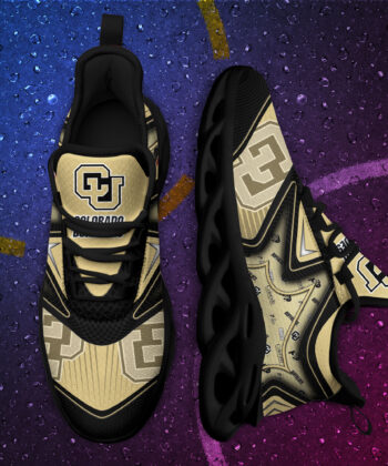 Colorado Buffaloes Black And White Clunky Shoes For Fans This Season TD34326 ETUG271023