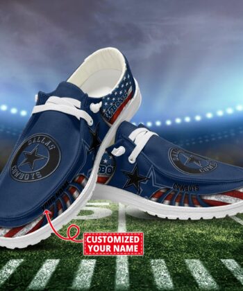Dallas Cowboys H-D Shoes Custom Name New Arrivals T1610H52648