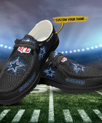 Dallas Cowboys H-D Shoes Custom Your Name, White H-Ds, Black H-Ds, Sport Shoes For Fan , Fan Gifts ETRG-52072